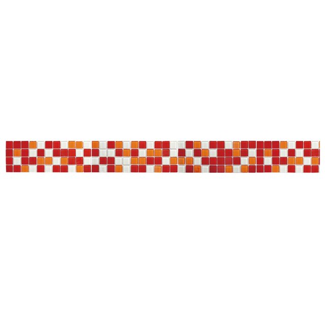 simhoa PVC Waterproof Mosaic Wall Sticker Decal Home Wall Tile Decor 500x20cm 01 001