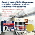 thumbnail image 4 of JGJJUGN Stainless Steel Cleaning Paste - Multi-Purpose Cleaner for Cookware, Oven & Kitchen Surfaces - Powerful Stain & Rust Removal - Non-Toxic Eco-Friendly Formula - Easy to Use & Effective, 4 of 9