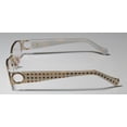 thumbnail image 4 of NEW THALIA ANILLOS WOMENS/LADIES DESIGNER HALF-RIM GOLD / IVORY STAINLESS STEEL POPULAR SHAPE FRAME DEMO LENSES 52-16-133 EYEGLASSES/SPECTACLES, 4 of 9