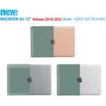 thumbnail image 3 of iBenzer Compatible with 2022 2021 2020 MacBook Air 13 inch Case M1 A2337 A2179 A1932, Plastic Hard Shell Case with Keyboard Cover for Mac Air 13 with Touch ID (2018-2022), MTGN, W-AT13-MTGN+1, 3 of 10