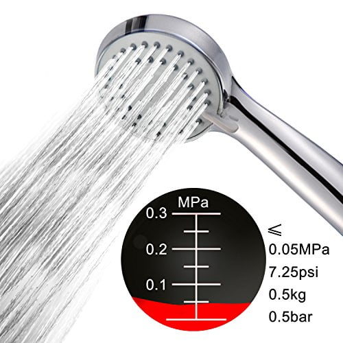YOO.MEE High Pressure Multifunctions Handheld Shower Head with Hose