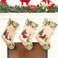 thumbnail image 5 of Print Christmas Stockings 18 Inch Personalized Xmas Stocking Hanging Santa Stockings Christmas Ornament for Family Holiday Party Fireplace Decorations Gifts, 5 of 9