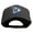Black, variant on Jazz Music with Saxophone Embroidered Solid Cotton Twill Pro Style Cap - Grey OSFM