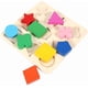 thumbnail image 4 of Juguetes educativos para niños, rompecabezas geométricos de madera que fomentan la inteligencia, rompecabezas de aprendizaje de madera de colores brillantes, regalo para bebés en edad preescolar (A), 4 of 5
