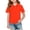 #A03-Orange, variant on XADYUY Girls Polo Shirts Size 6-7 Short Sleeve Pique Polo Shirts for Girls Button Down Quick Dry School Uniform Shirts Summer Collared Dress Shirts for Boys,Pink,5-6Years