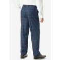 thumbnail image 2 of KingSize Men's Big & Tall Easy Movement Plain-Front Expandable Dress Pants, 2 of 4