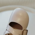 thumbnail image 5 of NOKIO Girls Dress Shoes Girls Penny Loafers Girls Comfortable Shoes Girls Single Shoes Bowknot First Shoes Buckle Strap Toddler Soft Bottom Breathable Princess Shoes Girls Cute Shoes, 5 of 6