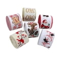 thumbnail image 2 of 7 Piezas Cintas de Borde con Cable de Navidad Cinta de Envoltura con Diseño Navideño 2M Cómodo Manualidades DIY para Decoración, 2 of 7