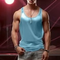 thumbnail image 3 of AOLIGEI Tops 2024 American Style Fashion New Mens Shiny Coating Design Vests Casual Party Shows Male Sleeveless Tank Tops S-5XL, 3 of 6
