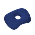 thumbnail image 1 of Almohada para dormir con orificio para las orejas, lavable, cómoda, ergonómica, suave, con orejas perforadas. azul oscuro, 1 of 7