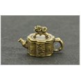 thumbnail image 6 of Brass Miniature Small Ornament Good Luck Pixie Covered Teapot Incense Burner 1pc, 6 of 20