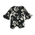 thumbnail image 2 of White Mark Womens Plus Floral Print  Tunic Top, 2 of 2