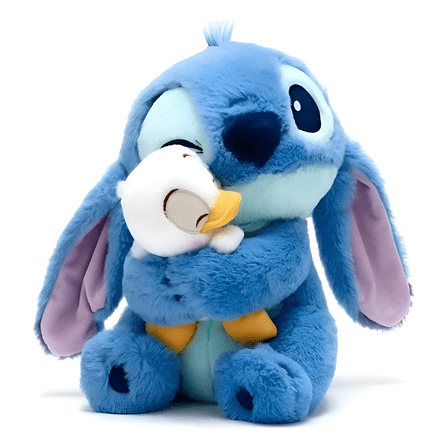 Adorable Plush Toy, Holding a Little Duck, Anime Collectible, Soft and Huggable Plush Animal