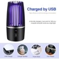 thumbnail image 4 of Electric USB Rechargeable Bug Zapper Mosquito Trap, Indoor and Outdoor Pest Control, Insect Protection, Backyard Attractant (Black), 4 of 5