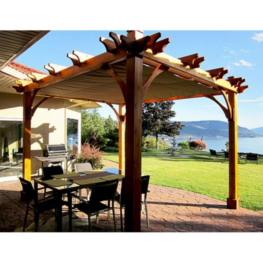 Outdoor Living Today Breeze 8 X 10 Ft Pergola With Retractable Canopy