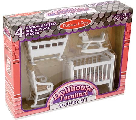 melissa and doug wooden crib