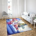 thumbnail image 4 of Watercolor Hello Winter Bulldog Chill Christmas Welcome Indoor Rug Dog Lover Gifts Idea Carpet Living Bed Room Sofa Home Decor - 00016, 4 of 5