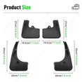 thumbnail image 2 of unique For Toyota RAV4 2013 2014 2015 Fender Mudguard Mud Flaps Guard Splash Flap Mudguards Car Accessories, 2 of 5