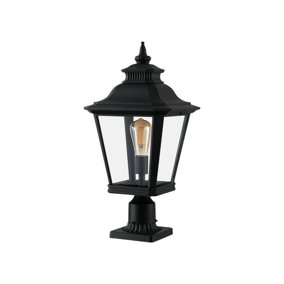 Lamparas Grandes Para Posts Exterior Fixture 21 Inch Black Exterior Pillar Lantern Waterproof Anti-Rust Aluminum Large Outdoor Post Lamp with Base Mount Outside