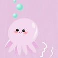 thumbnail image 3 of CafePress - Cute Pink Octopus - Women's Nightshirt, 3 of 4