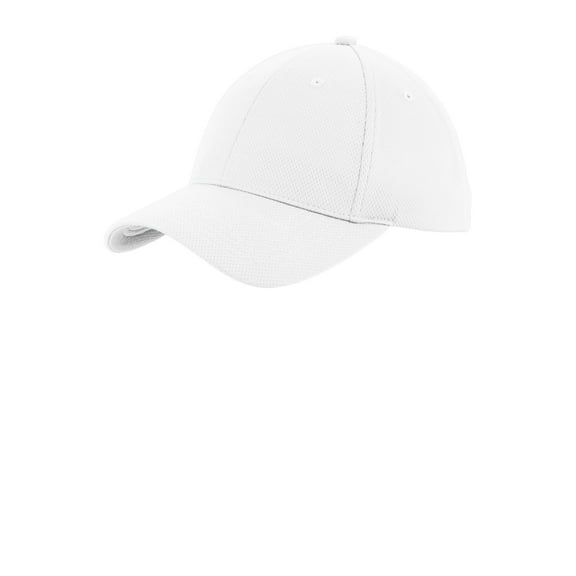 Sport Tek Adult Unisex Regular Mesh Cap White One Size Fits All