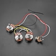 thumbnail image 3 of Wosthever Arnés de cableado para bajo, 1 tono, 0,47 tapa, 250k, juego de ollas, accesorios para guitarra eléctrica, arnés de cables, Kit Accesorios para instrumentos musicales, 3 of 6