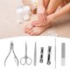 thumbnail image 5 of Juego de Cortauñas manicura ANGGREK Acero inoxidable práctico eficiente alta nitidez alta dureza, 5 of 8