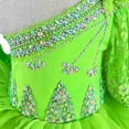 thumbnail image 2 of Jenniferwu Infant Toddler Baby Newborn Little Girl's Pageant Party Birthday Dress G115 Green 18-24M, 2 of 6