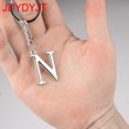 thumbnail image 3 of GHSDFBB Initial Letter Keychain Key Ring for Women Men Boys Girls Personalized Alphabet Monogram Keychain for Car Keys, 3 of 4