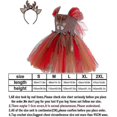 thumbnail image 4 of unique Girls Christmas Dress, Christmas Kids Dress For Photoshoot, Pageant Dresses Toddler Party Gown Dress For Photoshoot, 4 of 5