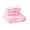 Pink, variant on Bath Towel Set 3-Piece Embroidered Cotton Towels 14x10x2 Inches Soft Absorbent for Home Spa Decor Decor Towels