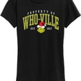 thumbnail image 3 of Dr. Seuss - The Grinch - Whoville Collegiate - Women's Short Sleeve Graphic T-Shirt, 3 of 5