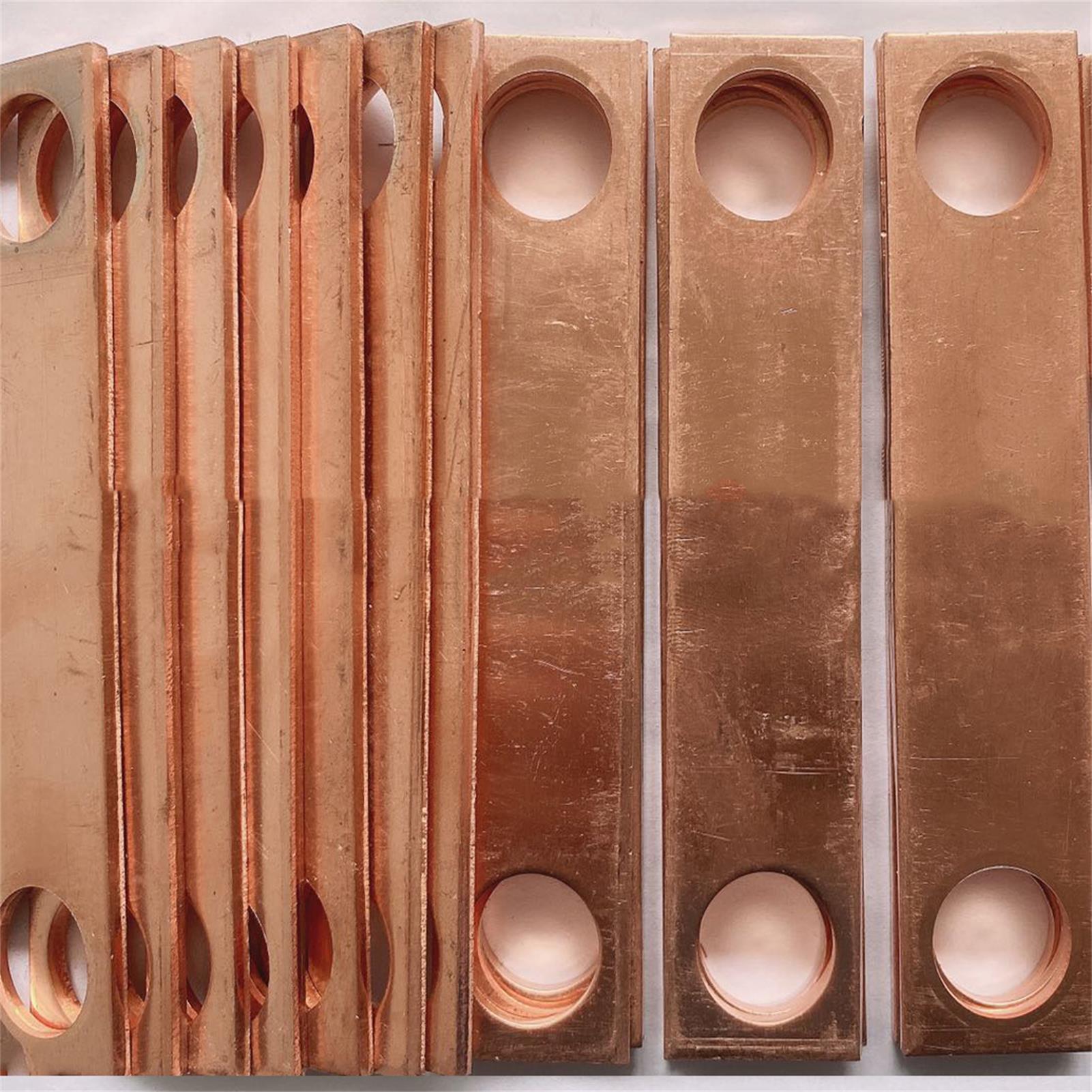 10 Copper Grounding Wires, Anti-Static Copper Sheet, Length: 150mm, Width: 20mm, Thickness: 0.5mm (14 Holes)