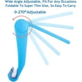 thumbnail image 5 of Adjustable Foldable Cell Phone Stand for Desk, Compatible with Most Devices, 1.5 Ounces, Blue, 5 of 16