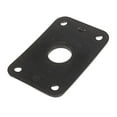 thumbnail image 6 of Plastic Curved Jack Plate Square Jackplate for Gibson Epiphone Les Paul Guitar Black Regtangle, 6 of 8