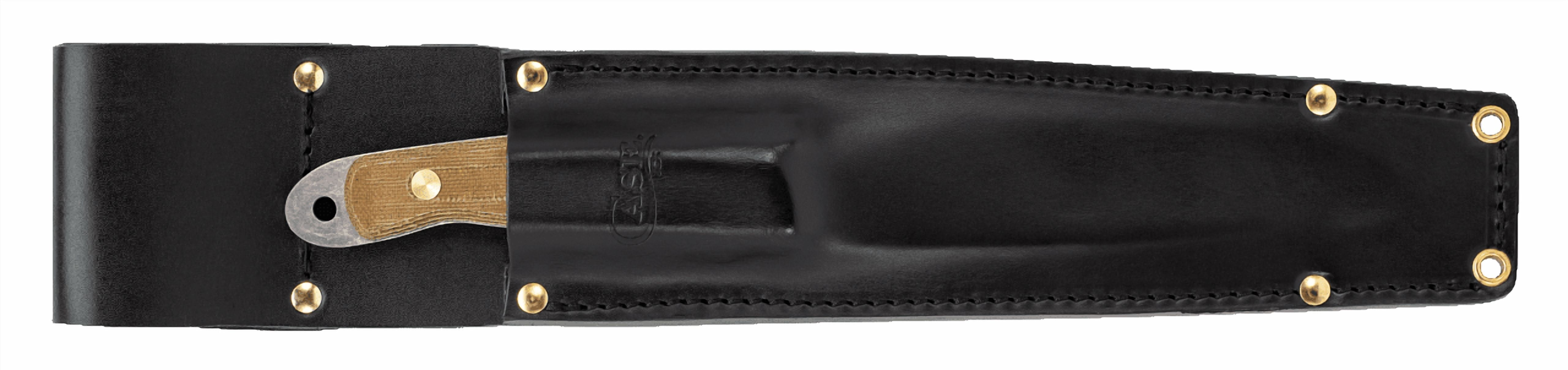 Case XX Knives RW100 Roland Welker Tan Micarta Carbon Steel Fixed Blade