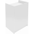 thumbnail image 6 of Wood Podium Stand Lectern, Hostess Stand with Drawer Pulpit with Storage, Wood Office Presentation Stand Load Capacity 110.23lbs for Restaurants,Churches,Seminars and Schools (White), 6 of 9