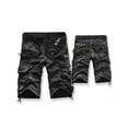 thumbnail image 3 of CVLIFE Mens Vintage Cargo Shorts Solid Multi Pocket Loose Relaxed Fit Hiking Shorts Chic Camouflage Outdoor Camping Shorts, 3 of 8