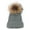 Deep Gray, variant on Women Adult Child Winter Warmer Knit Wool Beanie Hat Ski Pom Pom Cap