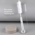 thumbnail image 4 of El Kit De Limpieza De Fuente Para Mascotas Incluye 2 Cepillos Y 1 Esponja Para Gatos, Perros, Dispensador De Agua, Cepillo Limpiador, Esponja, Funciona Con Todas Las Fuentes De Agua Para Mascotas. Vogacara PT001239-00, 4 of 6