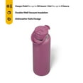 thumbnail image 2 of RTIC 40 oz Ceramic Lined Insulated Outback Water Bottle, Leak Resistant, Orchid, 2 of 5