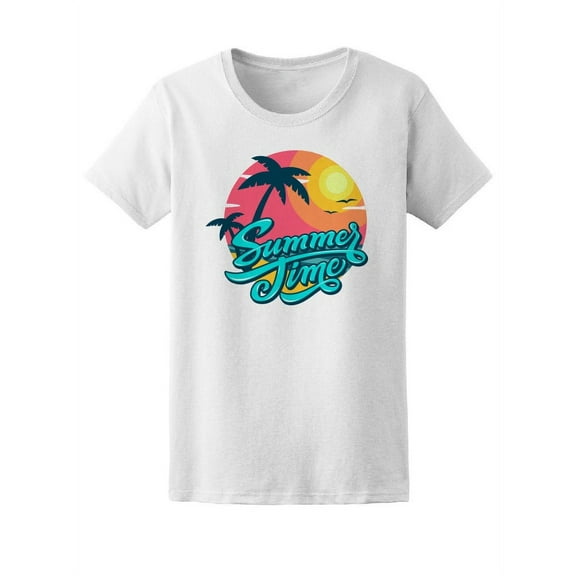 Cool Tropical Summer Landscape T-Shirt Women -Image by Shutterstock, Female XX-Large