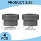 thumbnail image 3 of Pool Umbrella Stabilizer Adapter Threaded Adapter Set Umbrella Pole Stabilizer for Outdoor Deck Umbrella Insert White, 3 of 5