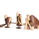 thumbnail image 4 of Matsuzay Decoración nórdica de maciza humanos escultura artesanía marionetas ornamento muñeca juguetes niños regalos Decoración del hogar Homínido A 15cm, 4 of 6