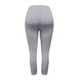 thumbnail image 5 of Jxximdong Leggings for Women High Waist Elastic Opaque Plus Size Sports Capris With Side Pockets For Yoga Leisure Gray S Yoga Pants, 5 of 8