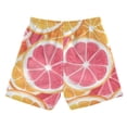 thumbnail image 7 of FORMRS Boys Swim Trunks Quick Dry Mesh Liner Boardshorts Sizes XS-XL, Pink Grapefruit Slices, 7 of 7
