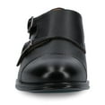 thumbnail image 6 of Vance Dillon Comfort Cap-toe Double Monk Strap Flexible Dress Shoe, 6 of 9
