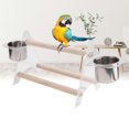 thumbnail image 4 of Support multifonction pour cage à oiseaux et perroquets avec mangeoire, 4 of 4