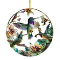 thumbnail image 5 of Uscallm under $5 5Pcs Hummingbird Suncatcher, Hummingbird Sun Catcher, Stained Glass Window Hanging, Garden Window Decor, Colorful Bird Suncatcher, Outdoor Patio Hanging Ornament, 5 of 9