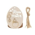 thumbnail image 2 of Fiudx Colgantes de Madera de Pascua, Artesanía de Madera Tallada, Perfectos para Decorar Fiestas y Bodas, Ideales para El Hogar y Restaurantes, Celebraciones Navideñas, Tamaño 8 X 6 Cm, Juego de 20 P, 2 of 2